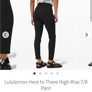 Lululemon Here to there high rise Pant